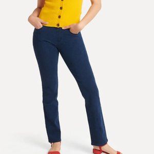 Betabrand straight leg yoga jeans denim size XL